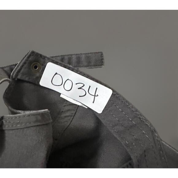 Poncho Outdoors Dad Hat Cap Strapback Adjustable Gray Cotton Fishing Mens - Picture 8 of 8